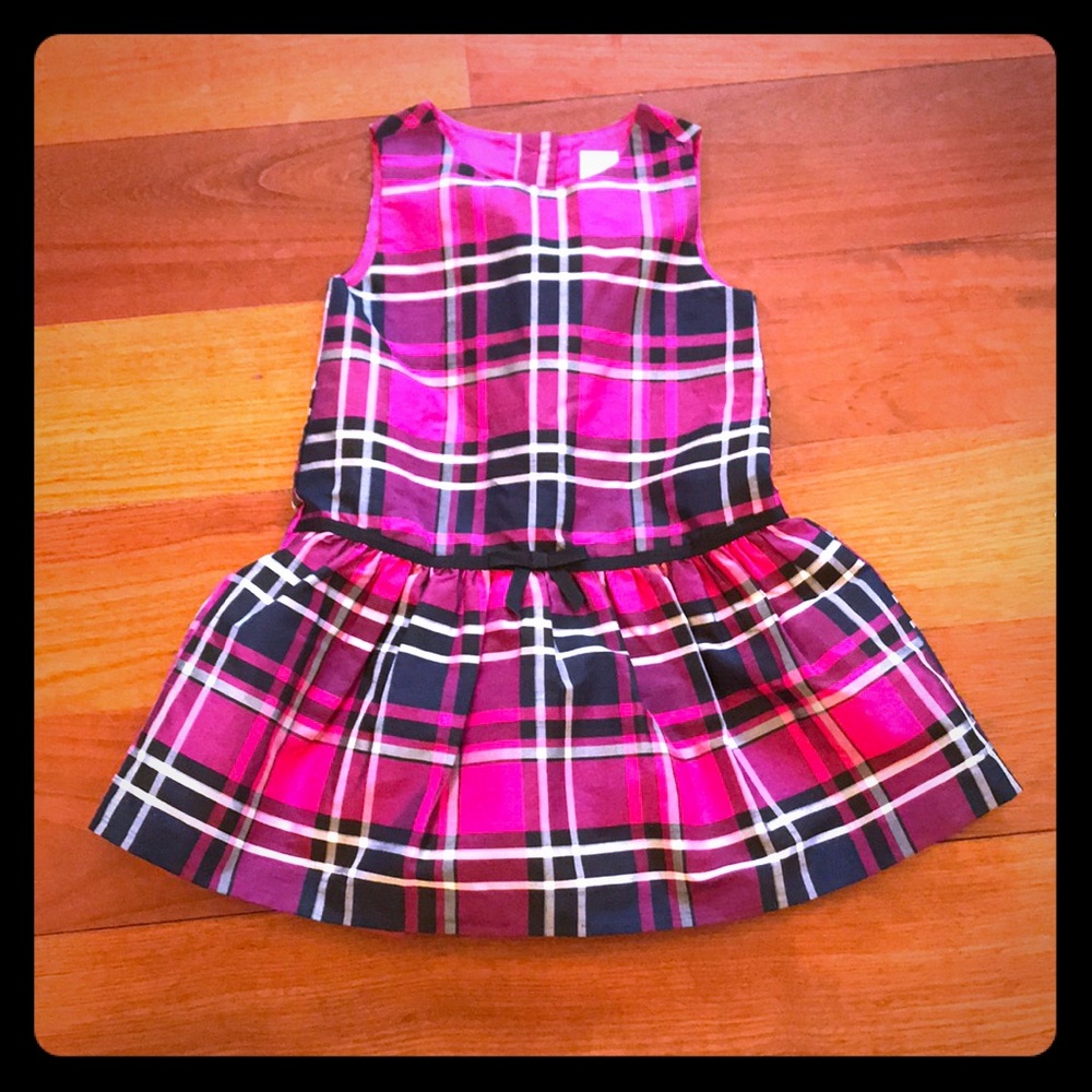 Gymboree Pink/ Black Plaid Dress